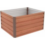 G21 Daisy Vyvýšený záhon100 x 80 x 52 cm plechový hnědý – Zbozi.Blesk.cz