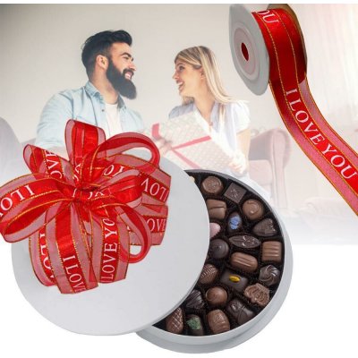 Dekorativní stuha - I love you – Sleviste.cz