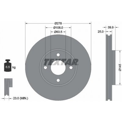 TARCZA HAM. FORD P. ECOSPORT 1,0-2,0 12- – Hledejceny.cz