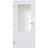 Interiérové dveře Doornite Basic 2/3 sklo, 80 L, 846 × 1983 mm, lakované, levé, bílé, prosklené C1HMF2.80L1