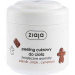 Ziaja Gingerbread Winter Sugar Body Scrub cukrový tělový peeling 200 ml – Zboží Dáma