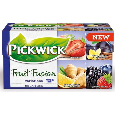 Pickwick čaj Ovocné variace s jahodou 20 ks 38,75 g – Sleviste.cz