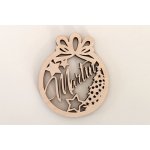 MAJADESIGN Vánoční ozdoba vyřezávaná se JMÉNEM stromek a hvězdy Velikost ozdoby: 10 cm – Hledejceny.cz