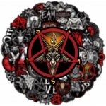 Samolepky - Satanic - set 50 ks – Sleviste.cz