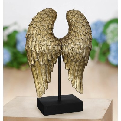 Gilde Dekorace Křídla zlatá barva – Hledejceny.cz