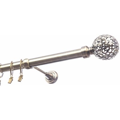 Garnyze-levneCZ Garnýže Koule Azur jednořadá mosaz komplet 25 mm 250 cm – Sleviste.cz