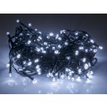 Solight LED venkovní vánoční řetěz 200 LED 10m přívod 5m 8 funkcí IP44 studená bílá – Hledejceny.cz