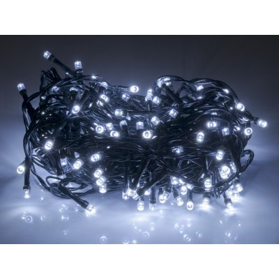 Solight LED venkovní vánoční řetěz 200 LED 10m přívod 5m 8 funkcí IP44 studená bílá – Hledejceny.cz