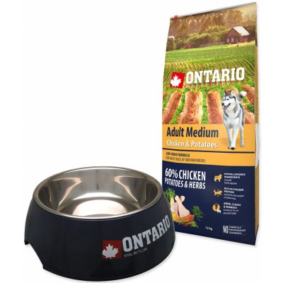 Ontario Adult Medium Chicken & Potatoes 12 kg