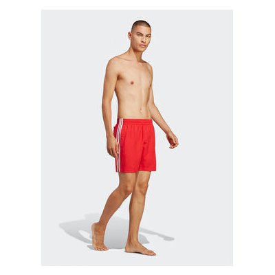 adidas plavecké šortky Originals Adicolor 3-Stripes Swim Shorts H44768 červené