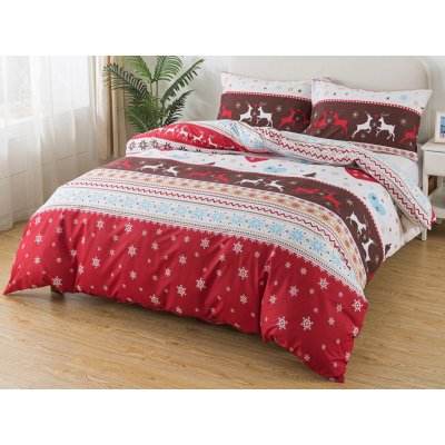 Xpose flanel povlečení SANTA 140x200 70x90 – Zboží Mobilmania