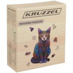 Kruzzel 22878 Dřevěné kočka 38 x 24 cm 130 dílků – Zboží Dáma Kruzzel 22878 Dřevěné kočka 38 x 24 cm 130 dílků – Zboží Dáma