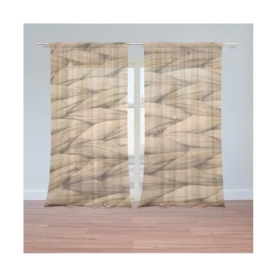 Sablio Záclony Banánové listí 2: 2ks 150x250cm – Hledejceny.cz