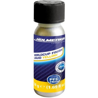 Holmenkol Worldcup Finish Liquid Yellow 0°/-6°C 50 ml 2026/27 – Hledejceny.cz