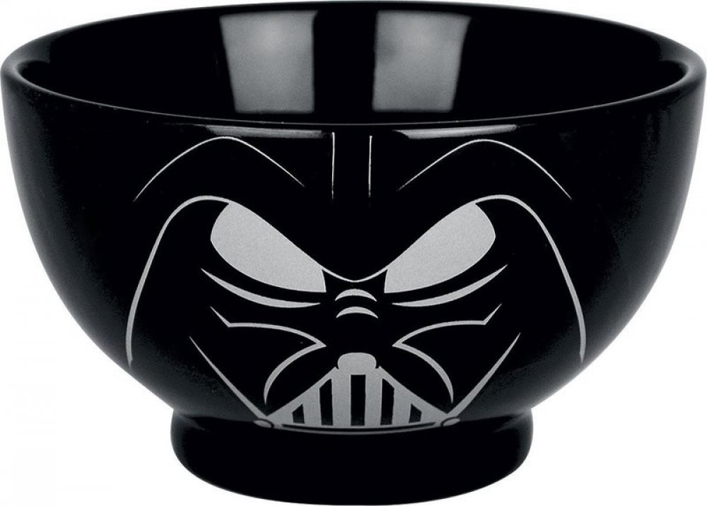 CurePink Černá keramická miska Star Wars/Hvězdné Války Darth Vader r 14cm |  Srovnanicen.cz