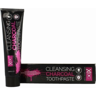 Xpel Oral Care Cleansing Charcoal Zubní pasta 100 ml + zubní kartáček dárková sada