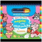 Tři prasátka Čti a vybarvuj Magické vodní omalovánky – Sleviste.cz