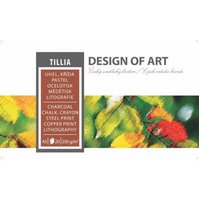 Tillia grafický blok celolepený 250g 20 listů A3