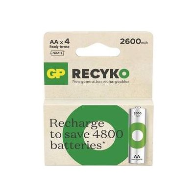 GP ReCyko 2600 AA 4 ks B25274 – Zbozi.Blesk.cz