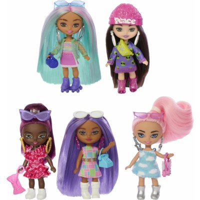 Barbie Extra Mini Minis Sada 5ks panenek HPN09 – Zbozi.Blesk.cz