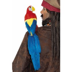 Pirátská sada papoušek elastický držák