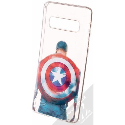 Pouzdro Marvel Kapitán Amerika 002 TPU ochranné silikonové s motivem Samsung Galaxy S10 čiré – Hledejceny.cz