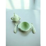 Jollein silikonový jídelní set Pale pink 4 ks – Zbozi.Blesk.cz