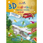 3D omalovánka A4 SET Letadlo – Zboží Dáma