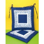 Forbyt Hladký CIBULÁK modrobílý 37 x 37 cm – Zboží Dáma