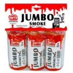 Dýmovnice Jumbo smoke Červená 3 ks 16 3 trhací pojistka – Zboží Mobilmania