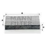 Filtr, vzduch v interiéru MANN-FILTER CUK 1611 – Hledejceny.cz