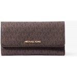 Michael Kors dámská peněženka Jet Set hnědá logová – Hledejceny.cz