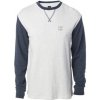 Pánské Tričko Rip Curl UNDER CURRENT LS TEE White Marle