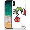 Pouzdro a kryt na mobilní telefon Apple Picasee ULTIMATE CASE Apple iPhone X/XS - Grinch