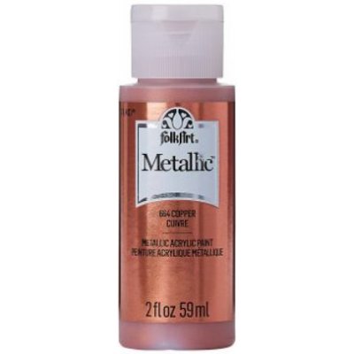 FolkArt metallic acrylic paint 59 ml metallic copper – Sleviste.cz