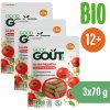 Dětský snack Good Gout Mini bagetky s rajčátky 3 x 70 g