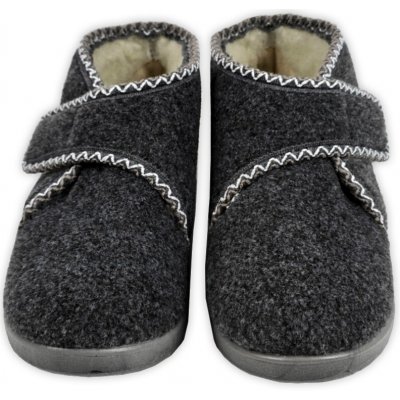 Ovčí věci dámské odlehčené důchodky kotníkové na suchý zip – Zboží Dáma