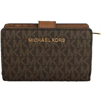 Michael Kors Peněženka Bifold medium brown hnědá