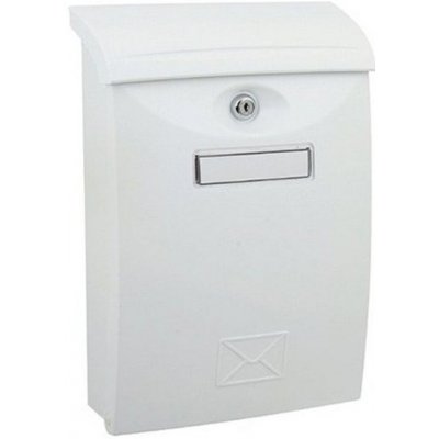 Poštovní schránka ABS 24x34x7cm - bílá – Zboží Mobilmania