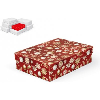 Krabice dárková vánoční A-V012-A 24x16x6cm – Zboží Živě