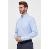 Pánská Košile Boss bavlněná košile slim s límečkem button-down modrá 50497391