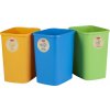 Koš CURVER ECO Friendly 3 x 25 l Set košů na tříděný odpad modrá zelená žlutá 02174-999