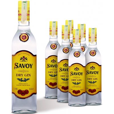 Savoy Dry Gin 37,5% 6 x 1 l (karton) – Zboží Mobilmania