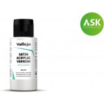 Vallejo Pomocné produkty 26519 Permanent Satin Varnish polomatný lak 60 ml. – Hledejceny.cz
