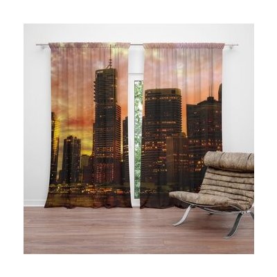 Sablio Závěs Mrakodrapy: 2ks 140x250cm – Hledejceny.cz