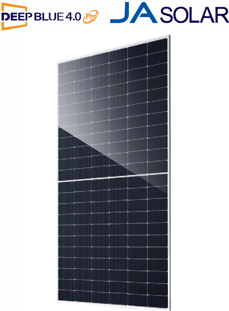 JA Solar 600 Wp Silver Frame Bifacial Double Glass 22,2% JAM66D45-600/LB