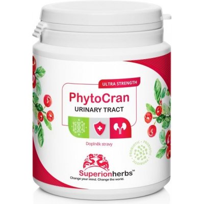 Superionherbs PhytoCran Brusinka komplex Phytosome 90 tobolek – Hledejceny.cz