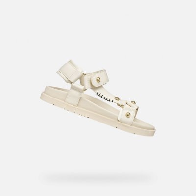 Geox Sandal Foammentera G014211 Krémová – Zboží Mobilmania
