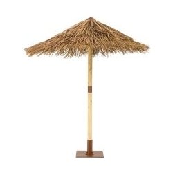 Palmový slunečník Sahara, Schneider, kulatý 200 cm , dřevěná tyč (602-00)  zahradní doplňky - Nejlepší Ceny.cz