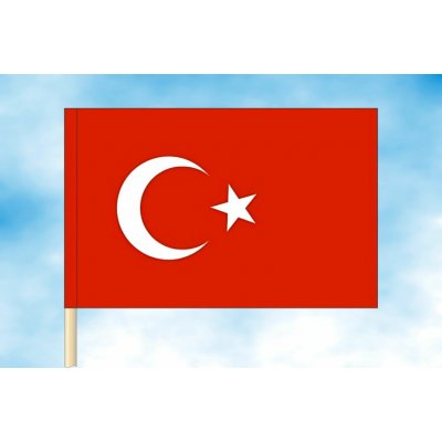 LIBEA, s.r.o. Vlajka Turecka Rozměr: 60×90 cm, Uchycení: Návlek na žerď – Sleviste.cz